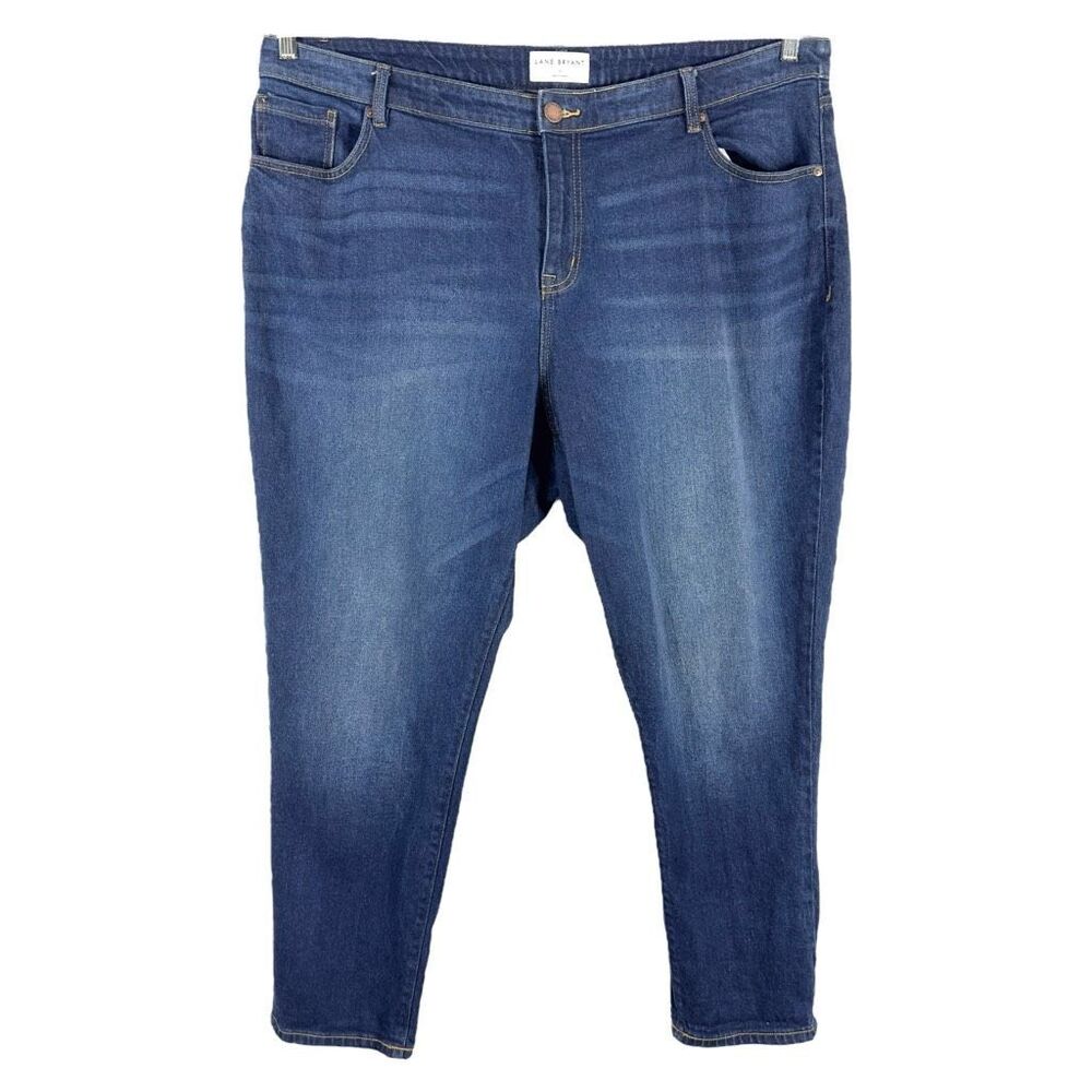 Lane Bryant Plus Size 20 Jeans Blue Stretch Flex‎ Magic Boyfriend Mid Rise 329